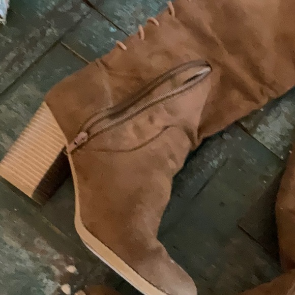 Soda above the knee boots beautiful brown color nwot - Picture 5 of 7